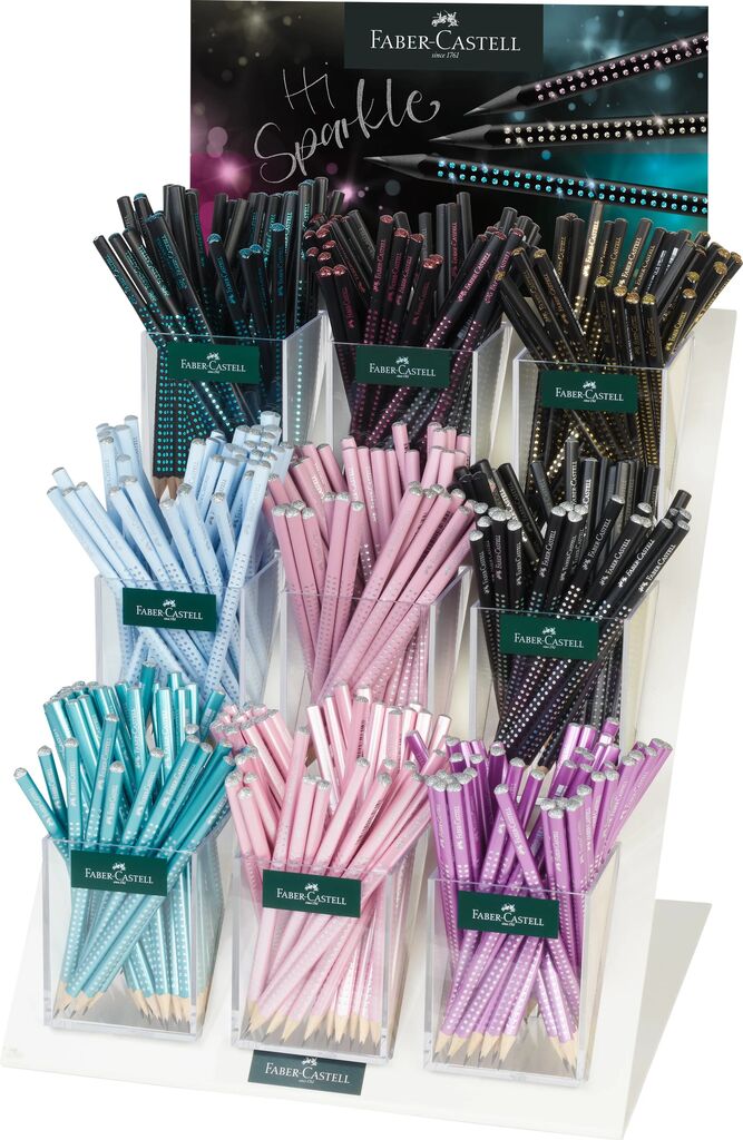 DISPLAY 9*48 BUC CREION GRAFIT B GRIP SPARKLE 2025 FABER-CASTELL DISPLAY 9*48 BUC CREION GRAFIT B GRIP SPARKLE 2025 FABER-CASTELL